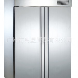 金菱D1.0L2G商用雙門冷藏柜 雙機(jī)雙溫立式冰箱 不銹鋼儲(chǔ)藏保鮮柜